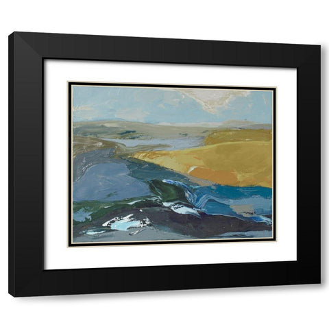 Drakes Estero Black Modern Wood Framed Art Print with Double Matting by Delamater, Rob