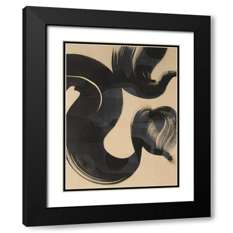 Sea Change I Black Modern Wood Framed Art Print with Double Matting by Delamater, Rob