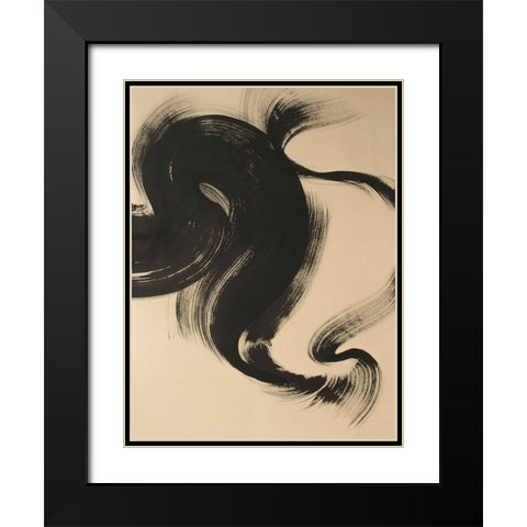 Sea Change II Black Modern Wood Framed Art Print with Double Matting by Delamater, Rob