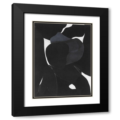 Night Bloom I Black Modern Wood Framed Art Print with Double Matting by Delamater, Rob