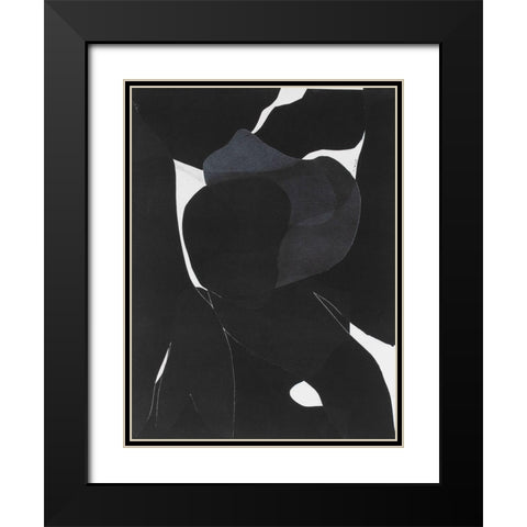 Night Bloom I Black Modern Wood Framed Art Print with Double Matting by Delamater, Rob