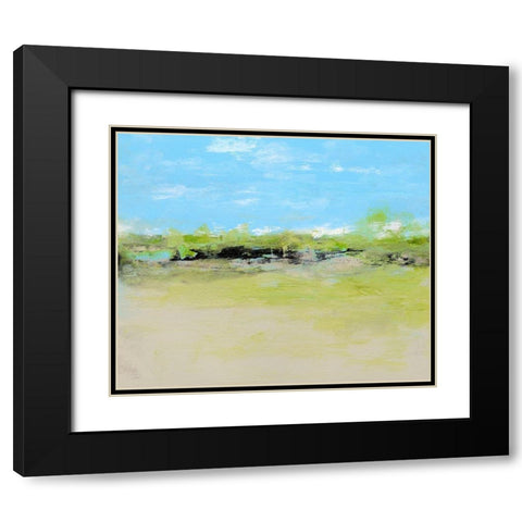 From the Terrace I Black Modern Wood Framed Art Print with Double Matting by Gordon, Sharon