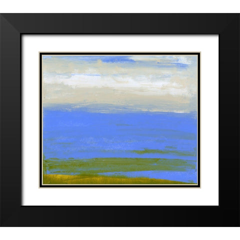North Fork I Black Modern Wood Framed Art Print with Double Matting by Gordon, Sharon