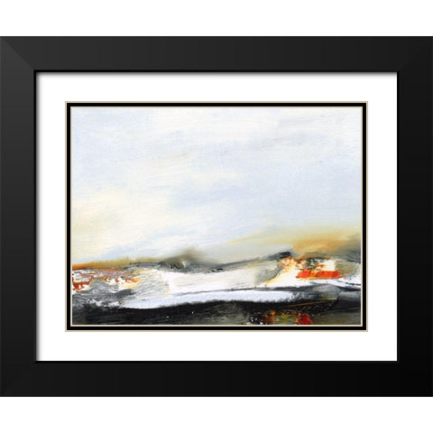 Lingering Light V Black Modern Wood Framed Art Print with Double Matting by Gordon, Sharon