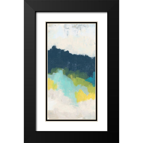 Valley Grandure I Black Modern Wood Framed Art Print with Double Matting by Vess, June Erica