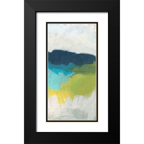 Valley Grandure IV Black Modern Wood Framed Art Print with Double Matting by Vess, June Erica