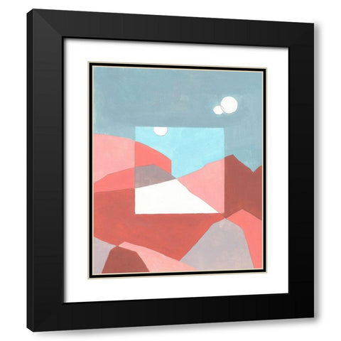 Desert Dreamscape I Black Modern Wood Framed Art Print with Double Matting by Green, Jacob