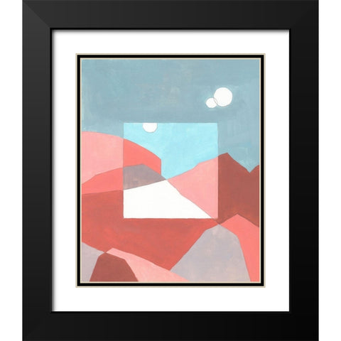 Desert Dreamscape I Black Modern Wood Framed Art Print with Double Matting by Green, Jacob