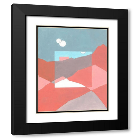 Desert Dreamscape II Black Modern Wood Framed Art Print with Double Matting by Green, Jacob