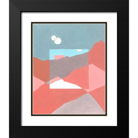 Desert Dreamscape II Black Modern Wood Framed Art Print with Double Matting by Green, Jacob