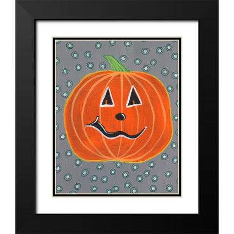 Halloween Fun I Black Modern Wood Framed Art Print with Double Matting by Moore, Regina
