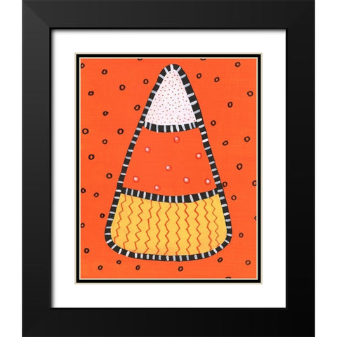 Halloween Fun III Black Modern Wood Framed Art Print with Double Matting by Moore, Regina