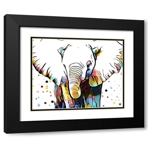 Motley Crew in Color III Black Modern Wood Framed Art Print with Double Matting by Aldridge, Ashley
