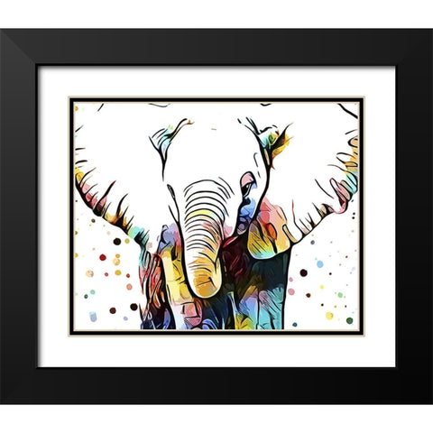 Motley Crew in Color III Black Modern Wood Framed Art Print with Double Matting by Aldridge, Ashley