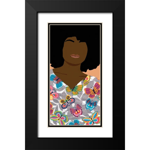 Care Giver I Black Modern Wood Framed Art Print with Double Matting by Saunders, Alonzo