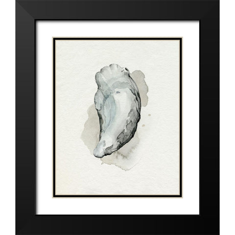 Oysters on the Bay II Black Modern Wood Framed Art Print with Double Matting by Popp, Grace