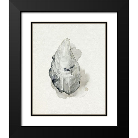 Oysters on the Bay III Black Modern Wood Framed Art Print with Double Matting by Popp, Grace