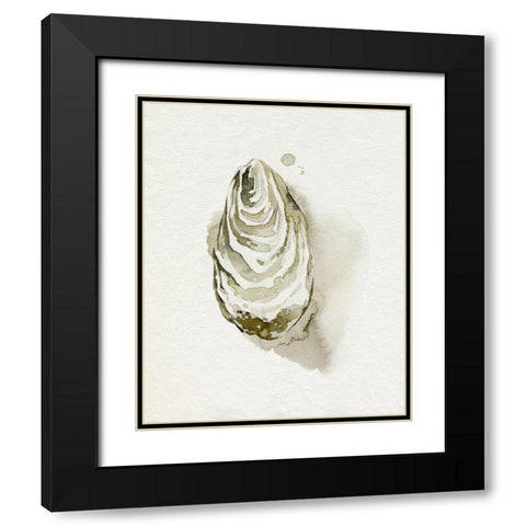 Oysters on the Bay IV Black Modern Wood Framed Art Print with Double Matting by Popp, Grace