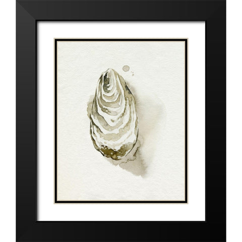 Oysters on the Bay IV Black Modern Wood Framed Art Print with Double Matting by Popp, Grace