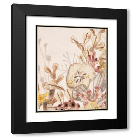Ocean Nostalgia I Black Modern Wood Framed Art Print with Double Matting by Vess, June Erica