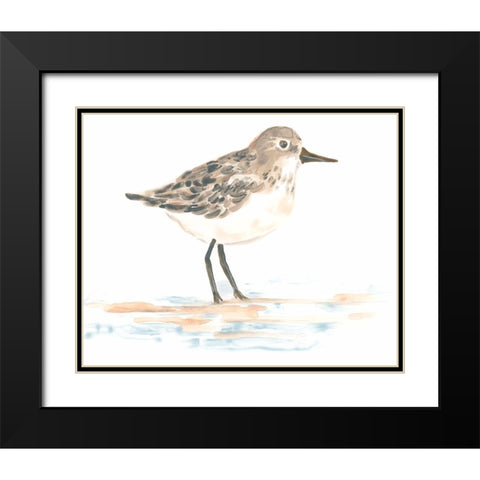 Pretty Piper I Black Modern Wood Framed Art Print with Double Matting by Vess, June Erica