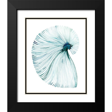 Eye of the Ocean II Black Modern Wood Framed Art Print with Double Matting by Popp, Grace