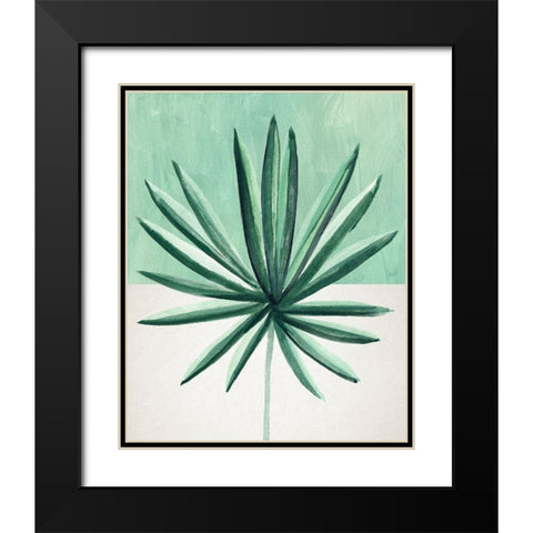 Verging Palm IV Black Modern Wood Framed Art Print with Double Matting by Warren, Annie