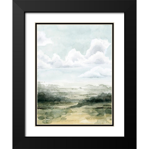 Valley Highlights I Black Modern Wood Framed Art Print with Double Matting by Popp, Grace