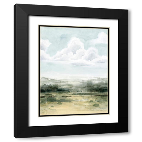 Valley Highlights II Black Modern Wood Framed Art Print with Double Matting by Popp, Grace