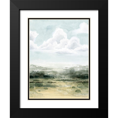 Valley Highlights II Black Modern Wood Framed Art Print with Double Matting by Popp, Grace