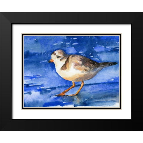 Pipers I Black Modern Wood Framed Art Print with Double Matting by Parker, Jennifer Paxton