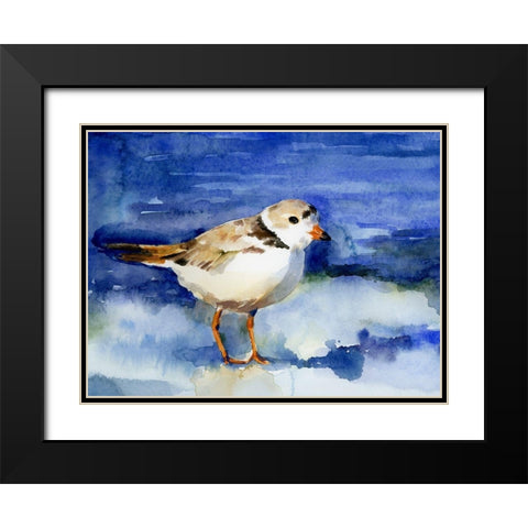 Pipers II Black Modern Wood Framed Art Print with Double Matting by Parker, Jennifer Paxton