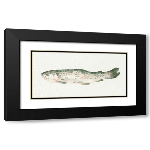 Fresh Catch II Black Modern Wood Framed Art Print with Double Matting by Caroline, Emma