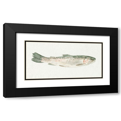 Fresh Catch III Black Modern Wood Framed Art Print with Double Matting by Caroline, Emma
