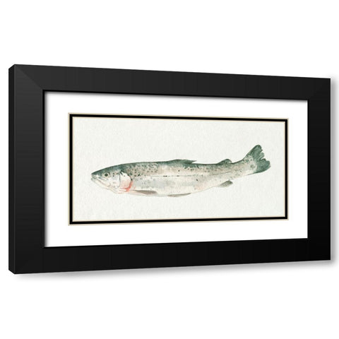 Fresh Catch IV Black Modern Wood Framed Art Print with Double Matting by Caroline, Emma
