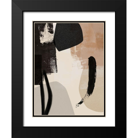 Selective Arrangement II Black Modern Wood Framed Art Print with Double Matting by Barnes, Victoria