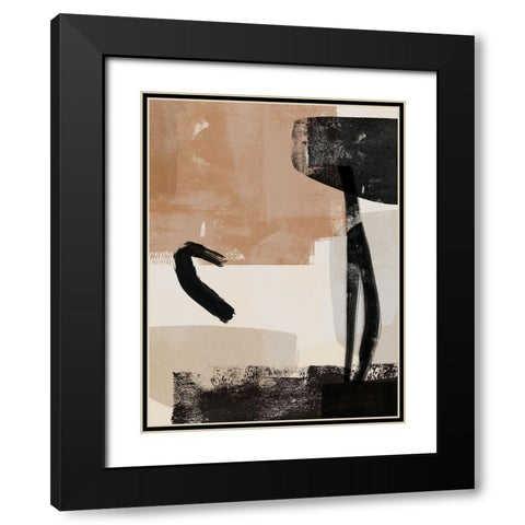 Selective Arrangement III Black Modern Wood Framed Art Print with Double Matting by Barnes, Victoria