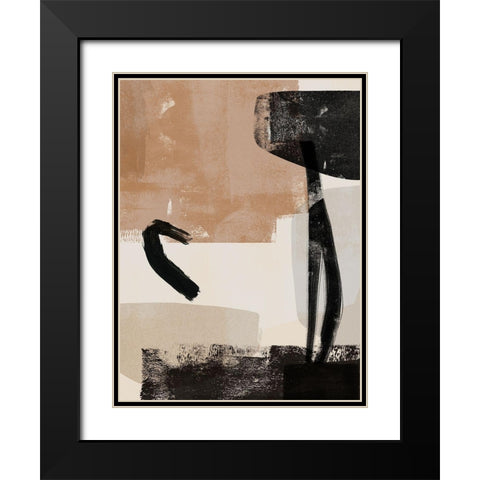 Selective Arrangement III Black Modern Wood Framed Art Print with Double Matting by Barnes, Victoria