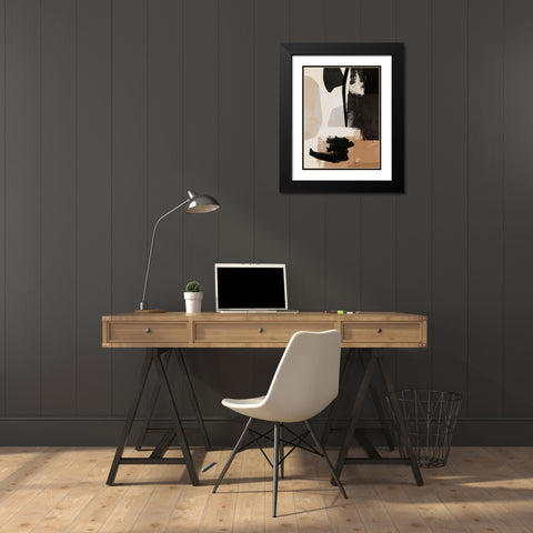 Selective Arrangement IV Black Modern Wood Framed Art Print with Double Matting by Barnes, Victoria