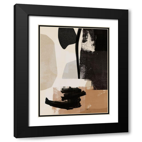 Selective Arrangement IV Black Modern Wood Framed Art Print with Double Matting by Barnes, Victoria