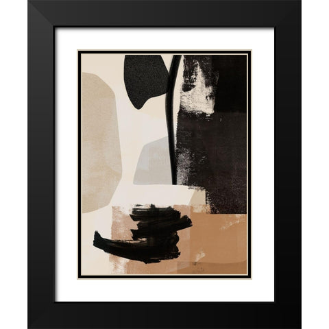 Selective Arrangement IV Black Modern Wood Framed Art Print with Double Matting by Barnes, Victoria