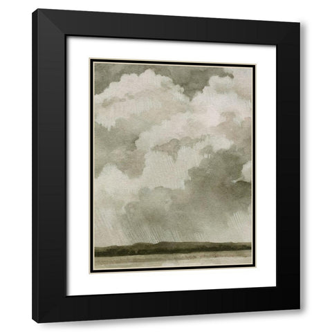 Big Dark Sky I Black Modern Wood Framed Art Print with Double Matting by Caroline, Emma