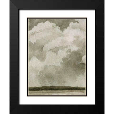 Big Dark Sky I Black Modern Wood Framed Art Print with Double Matting by Caroline, Emma