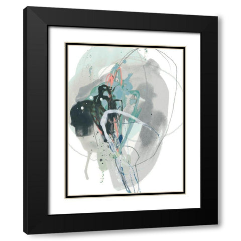 Stone Aperture I Black Modern Wood Framed Art Print with Double Matting by Vess, June Erica