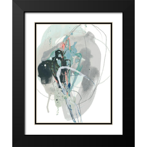 Stone Aperture I Black Modern Wood Framed Art Print with Double Matting by Vess, June Erica