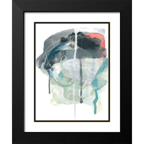 Stone Aperture III Black Modern Wood Framed Art Print with Double Matting by Vess, June Erica