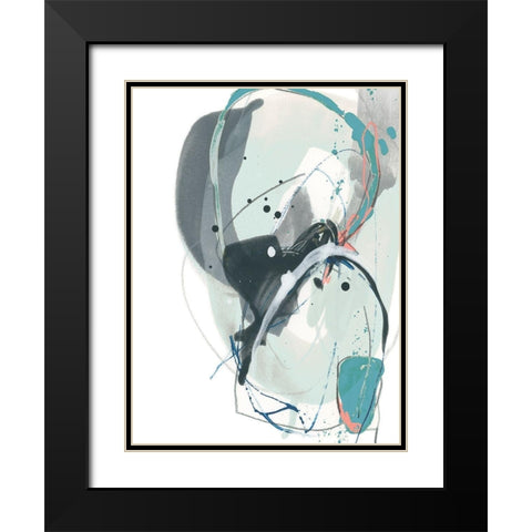 Stone Aperture IV Black Modern Wood Framed Art Print with Double Matting by Vess, June Erica