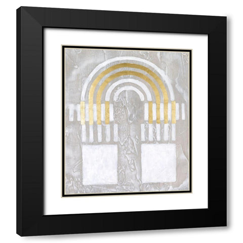 Mezzanine I Black Modern Wood Framed Art Print with Double Matting by Lam, Vanna