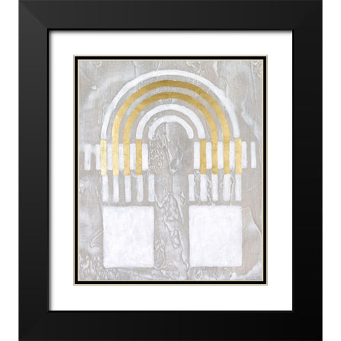 Mezzanine I Black Modern Wood Framed Art Print with Double Matting by Lam, Vanna