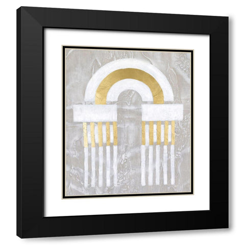 Mezzanine II Black Modern Wood Framed Art Print with Double Matting by Lam, Vanna